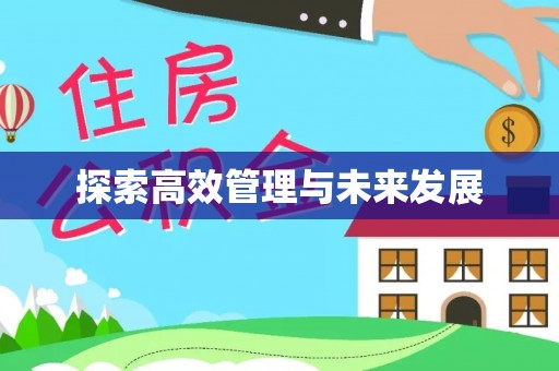 高邑探索高效管理与未来发展