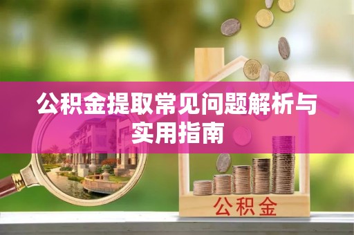 高邑公积金提取常见问题解析与实用指南