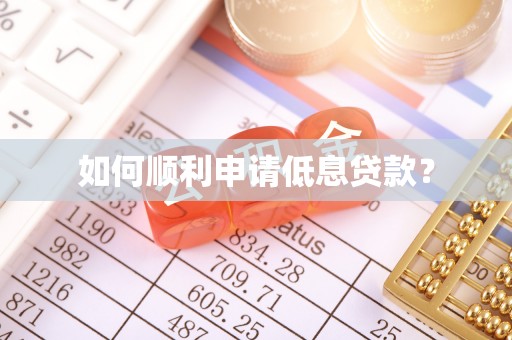 高邑如何顺利申请低息贷款？