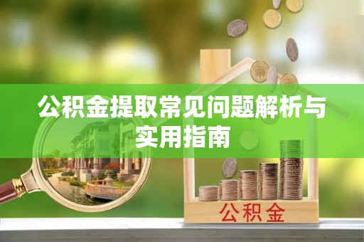 高邑公积金提取常见问题解析与实用指南