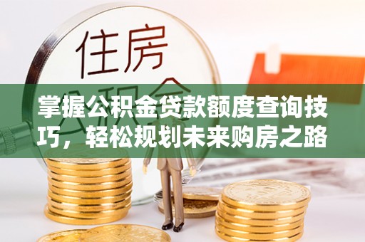 高邑掌握公积金贷款额度查询技巧，轻松规划未来购房之路