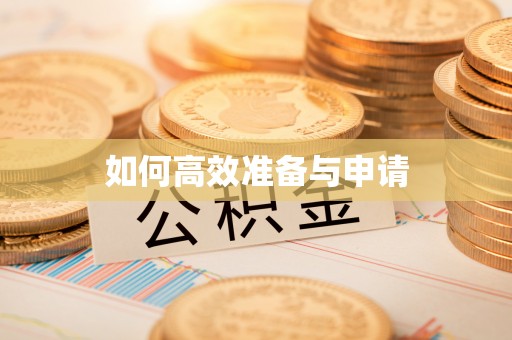高邑如何高效准备与申请