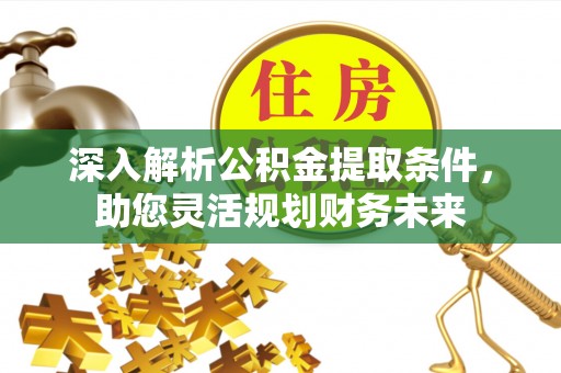 高邑深入解析公积金提取条件，助您灵活规划财务未来