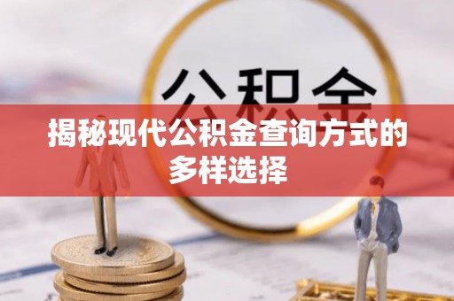 高邑揭秘现代公积金查询方式的多样选择