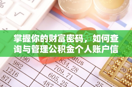 高邑掌握你的财富密码，如何查询与管理公积金个人账户信息