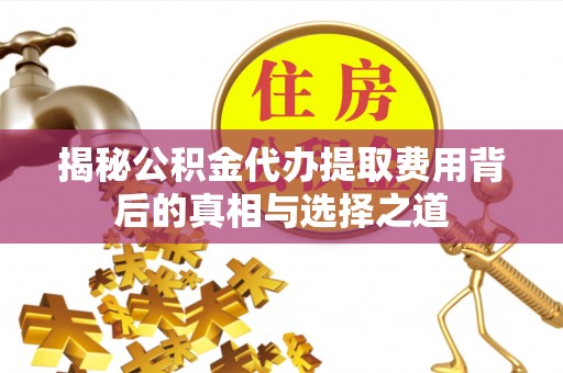 高邑揭秘公积金代办提取费用背后的真相与选择之道