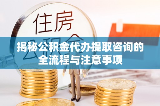 高邑揭秘公积金代办提取咨询的全流程与注意事项